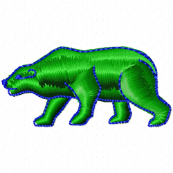 Bears Embroidery Design 4
